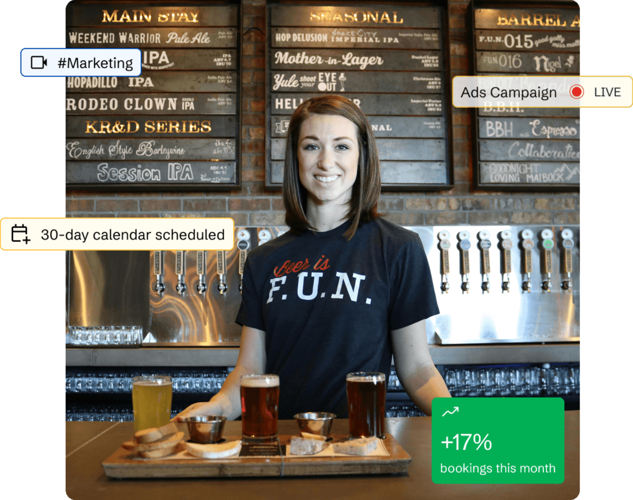 Bistrón Image of a lady serving in a restaurant